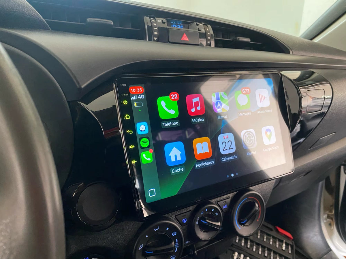 Autoradio CarPlay Toyota Hilux avec écran tactile intégré