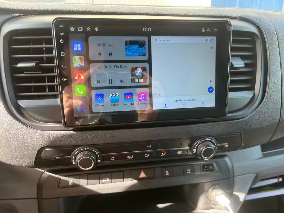 Autoradio CarPlay Toyota Proace avec écran tactile intégré