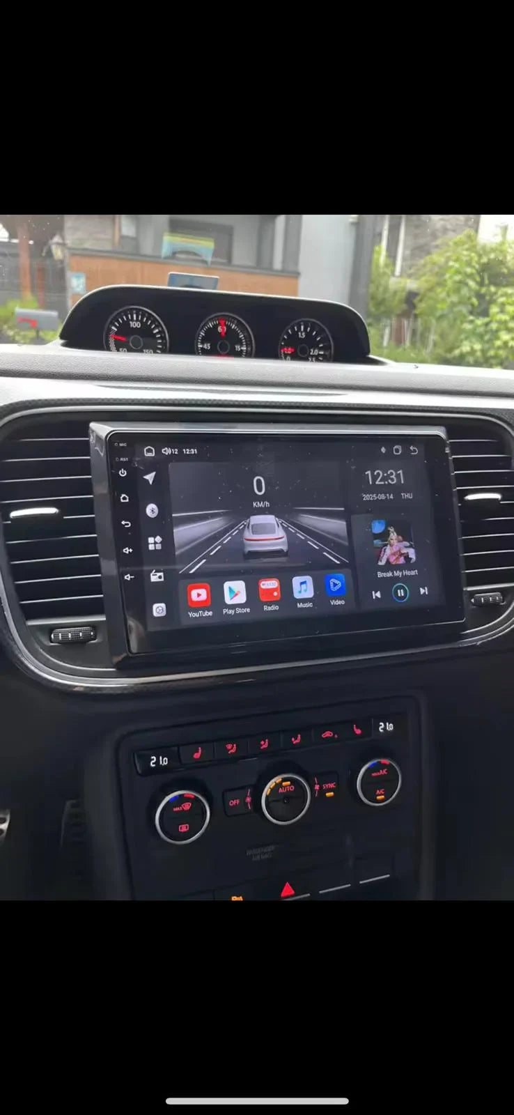 Autoradio CarPlay Volkswagen New Beetle avec écran tactile intégré