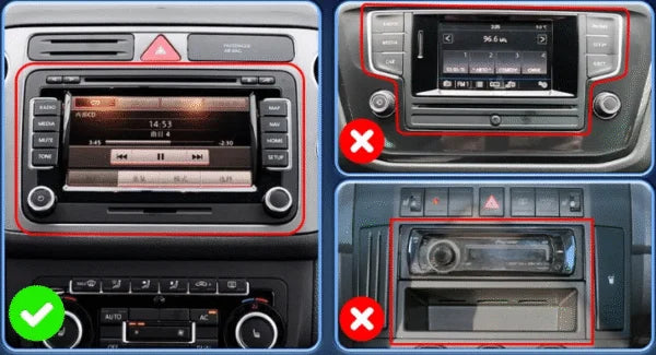 Autoradio CarPlay Volkswagen Passat 7 avec écran tactile intégré