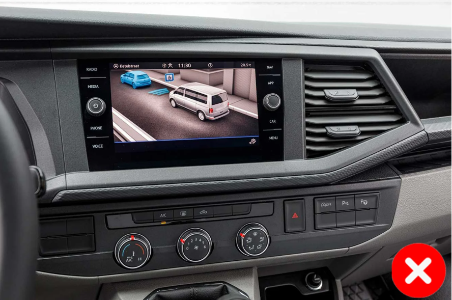 Autoradio CarPlay Volkswagen T6 MK6 avec écran tactile intégré