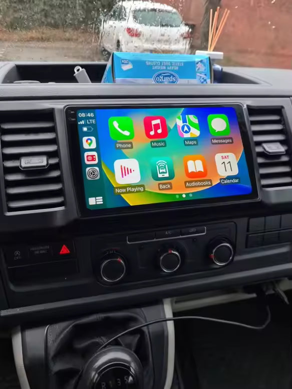 Autoradio CarPlay Volkswagen T6 MK6 avec écran tactile intégré