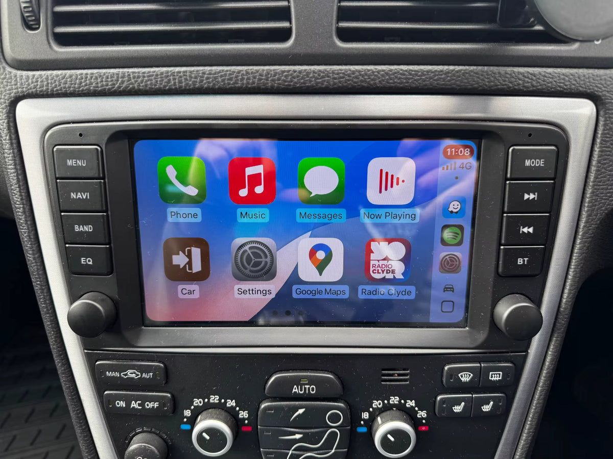 Autoradio CarPlay Volvo S60 avec écran tactile intégré