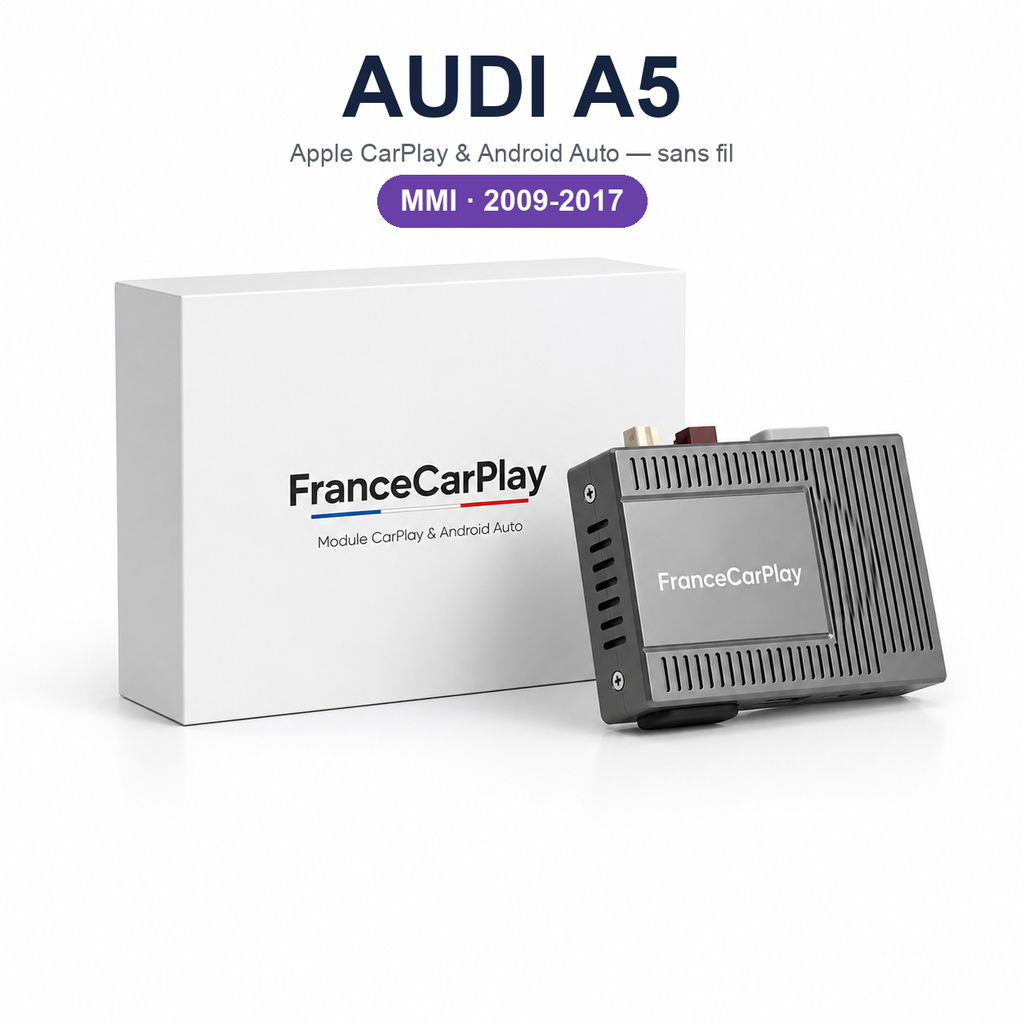 Boîtier CarPlay et Android Auto sans fil pour Audi A5 MMI (2009-2017)