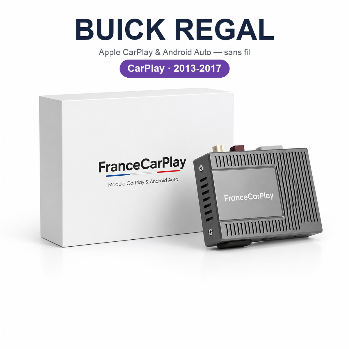 Boîtier CarPlay et Android Auto sans fil pour Buick Regal (2013-2017)