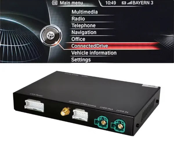Boîtier CarPlay et Android Auto sans fil pour BMW NBT ID4