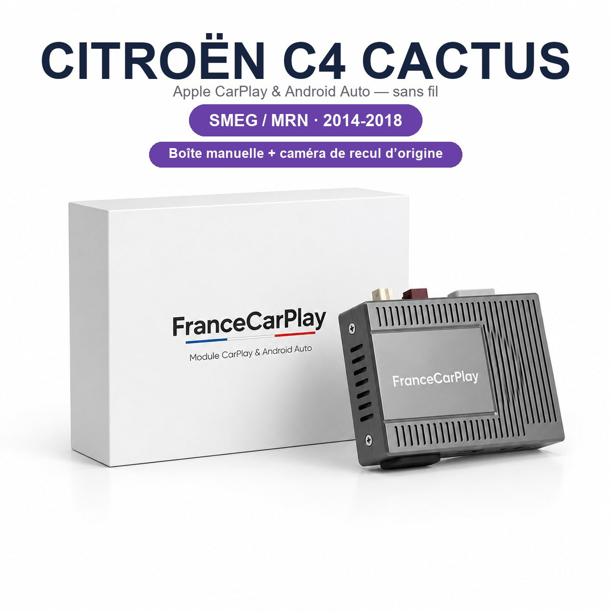 BOITIER CITROËN C4 CACTUS SMEG / MRN [2014-2018] – Boîte manuelle + caméra de recul d’origine