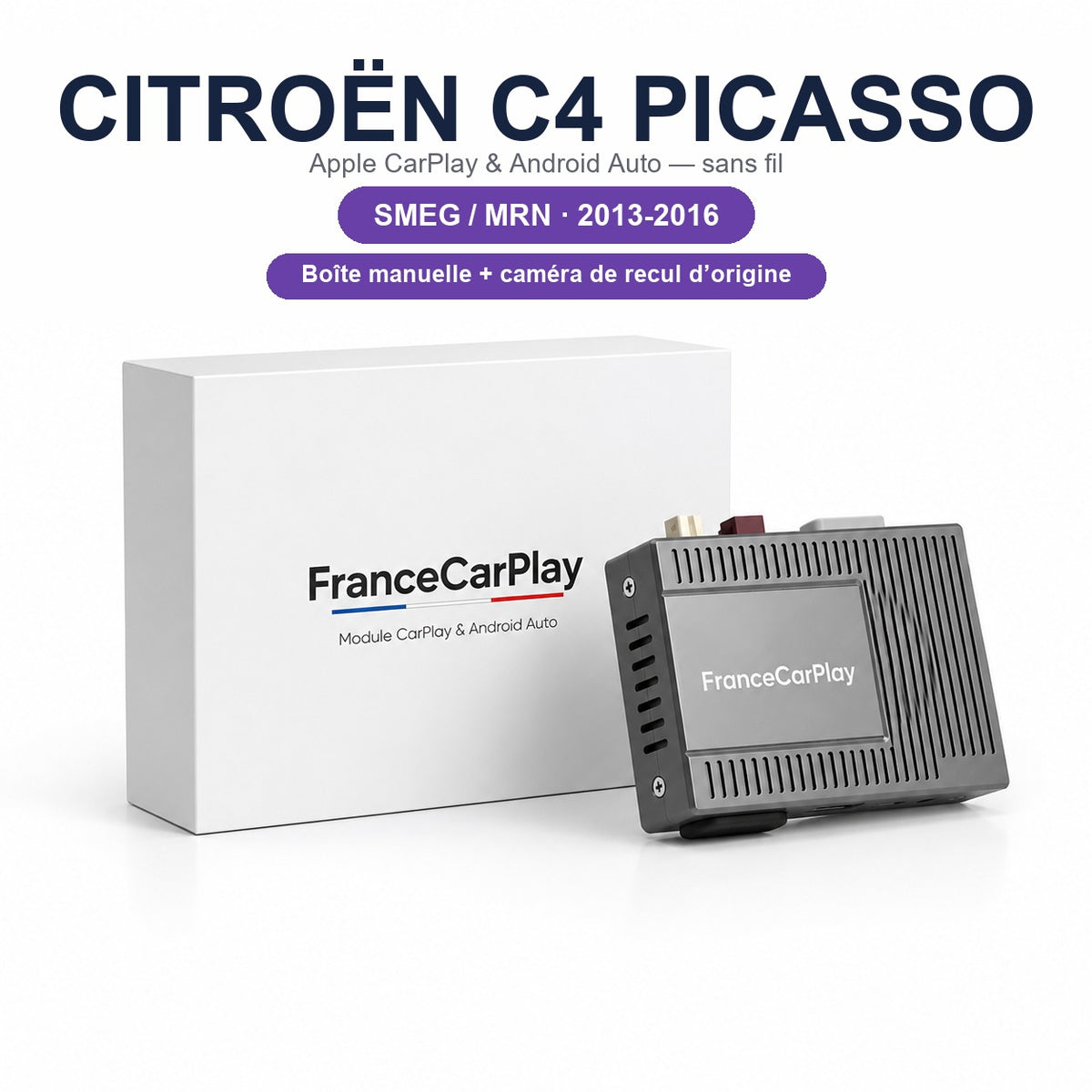 BOITIER CITROËN C4 PICASSO SMEG / MRN [2013-2016] – Boîte manuelle + caméra de recul d’origine