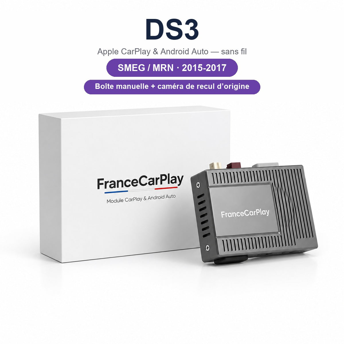 BOITIER DS3 SMEG / MRN [2015-2017] – Boîte manuelle + caméra de recul d’origine