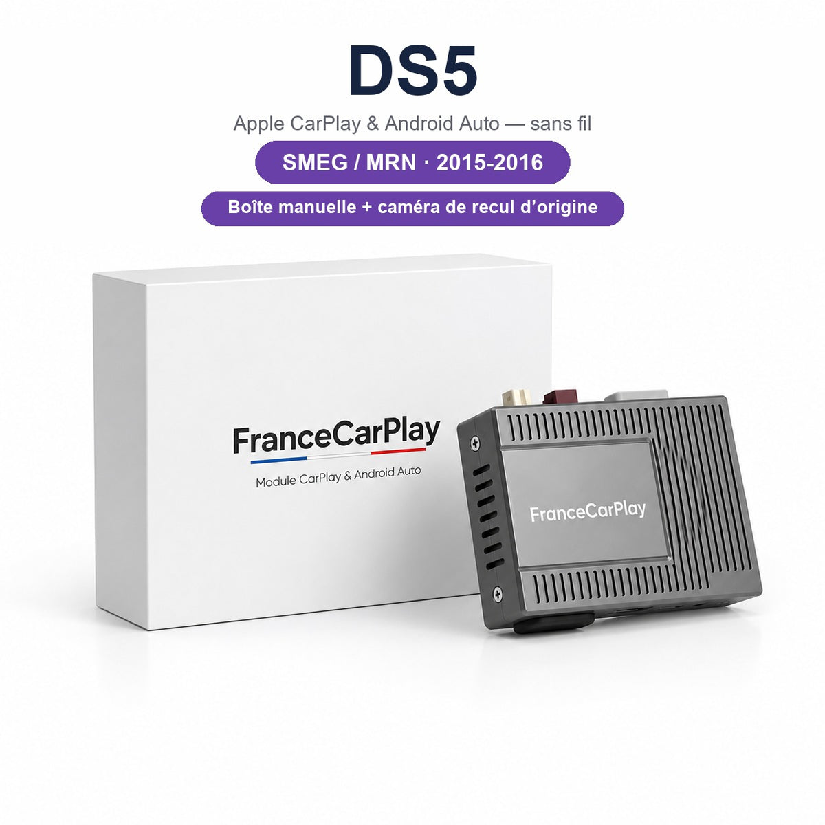 BOITIER DS5 SMEG / MRN [2015-2016] – Boîte manuelle + caméra de recul d’origine