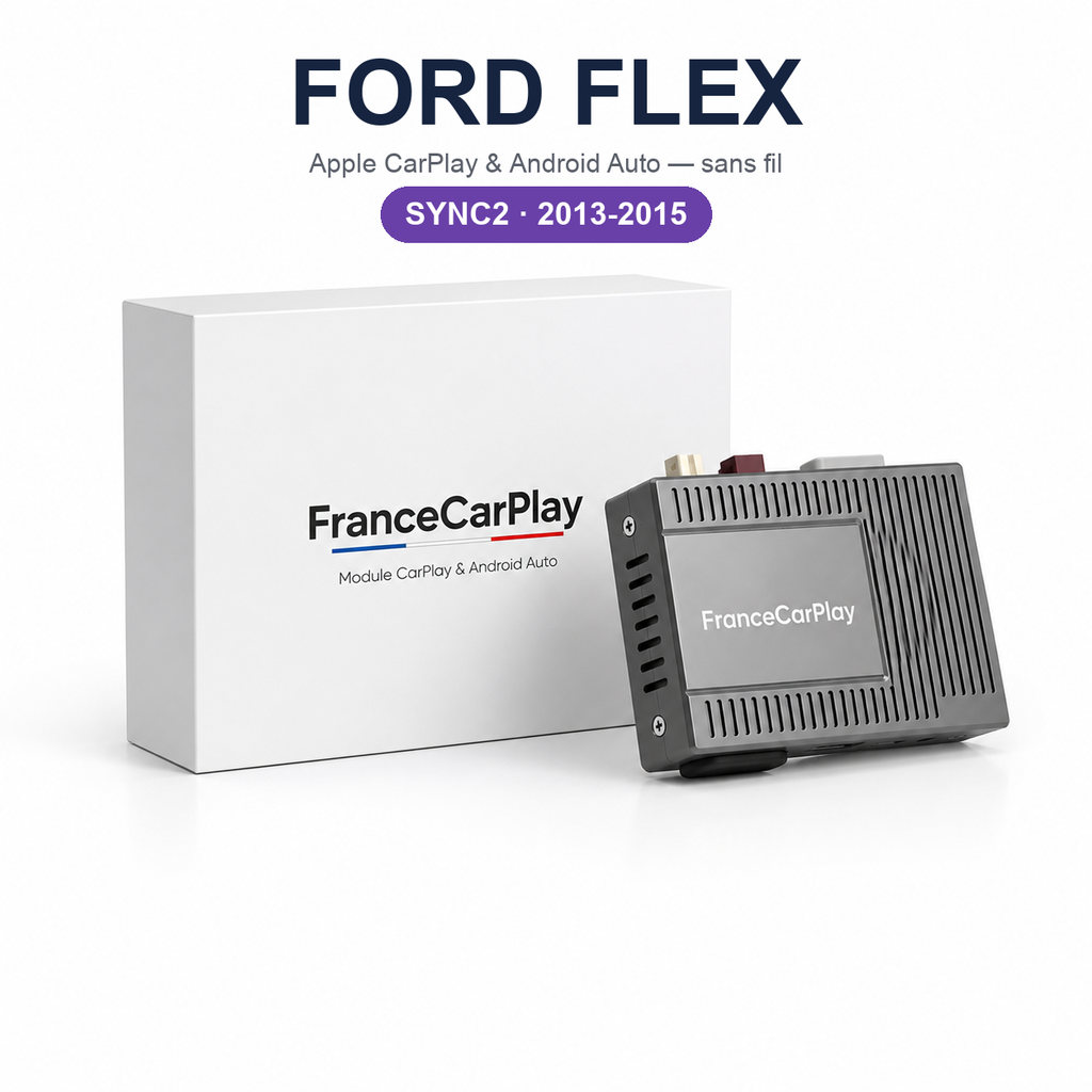 Boîtier CarPlay et Android Auto sans fil pour Ford Flex SYNC2 (2013-2015)