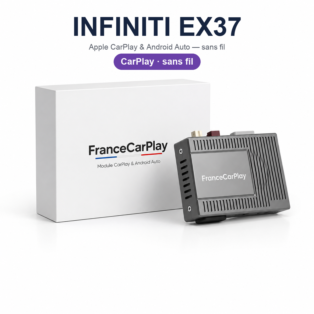 Boîtier CarPlay et Android Auto sans fil pour Infiniti EX37
