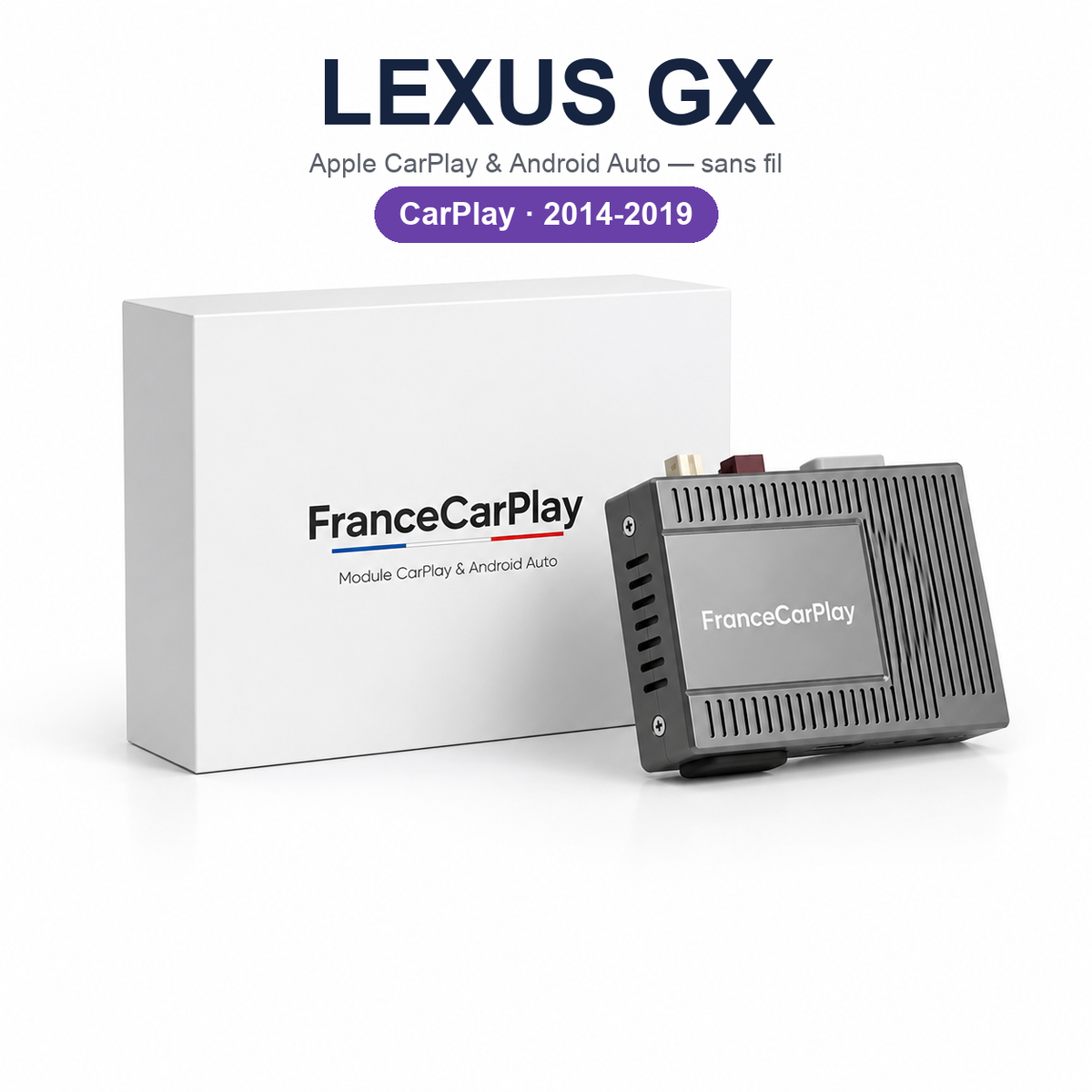 Boîtier CarPlay et Android Auto sans fil pour Lexus GX (2014-2019)