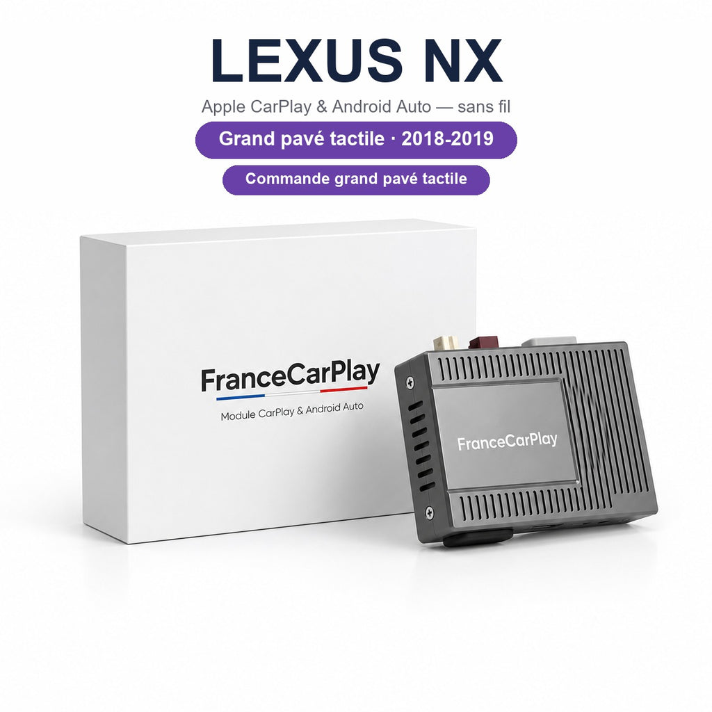 BOITIER LEXUS NX – GRAND PAVÉ TACTILE [2018-2019]