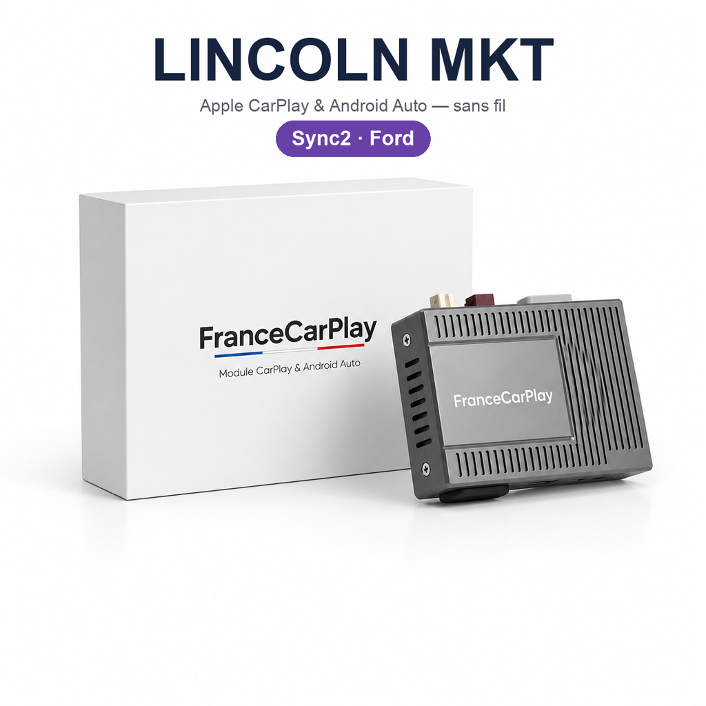 Boîtier CarPlay et Android Auto sans fil pour Lincoln MKT SYNC2