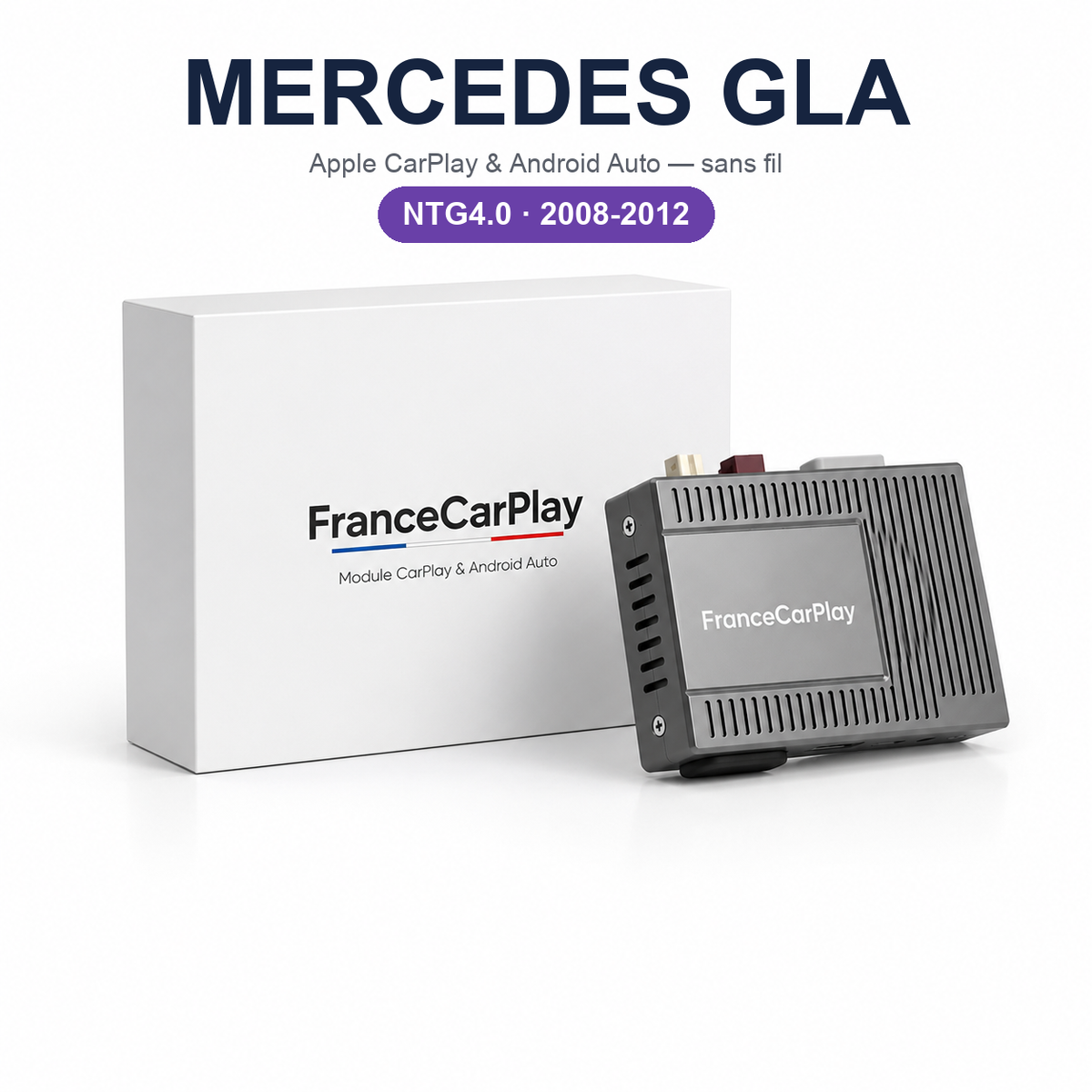 Boîtier CarPlay et Android Auto sans fil pour Mercedes GLA NTG4.0 (2008-2012)