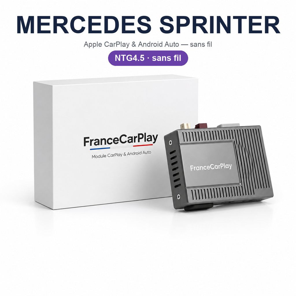 Boîtier CarPlay et Android Auto sans fil pour Mercedes Sprinter
