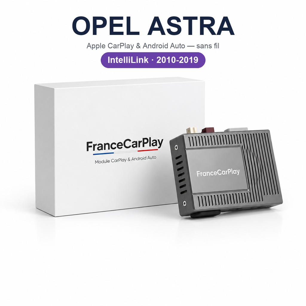 Boîtier CarPlay et Android Auto sans fil pour Opel Astra INTELLILINK (2010-2019)