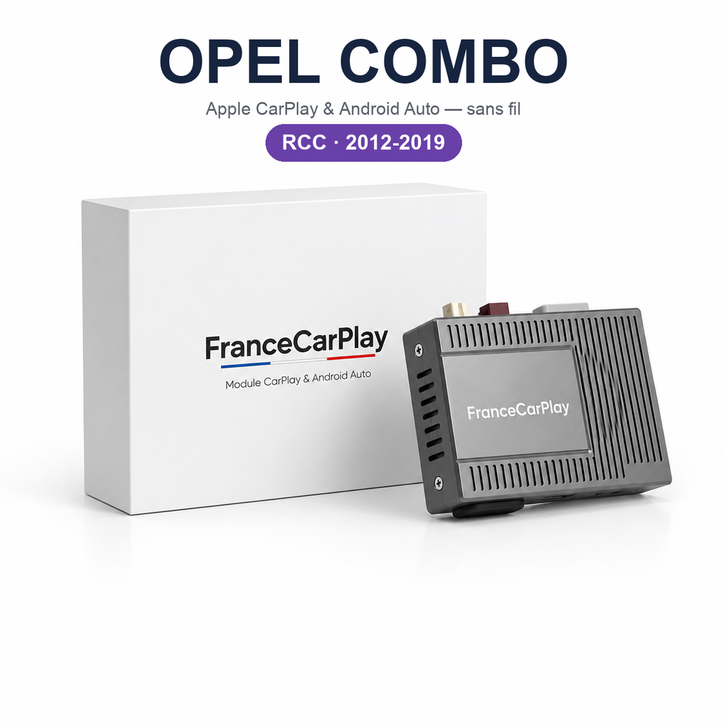 Boîtier CarPlay et Android Auto sans fil pour Opel Combo RCC (2012-2019)