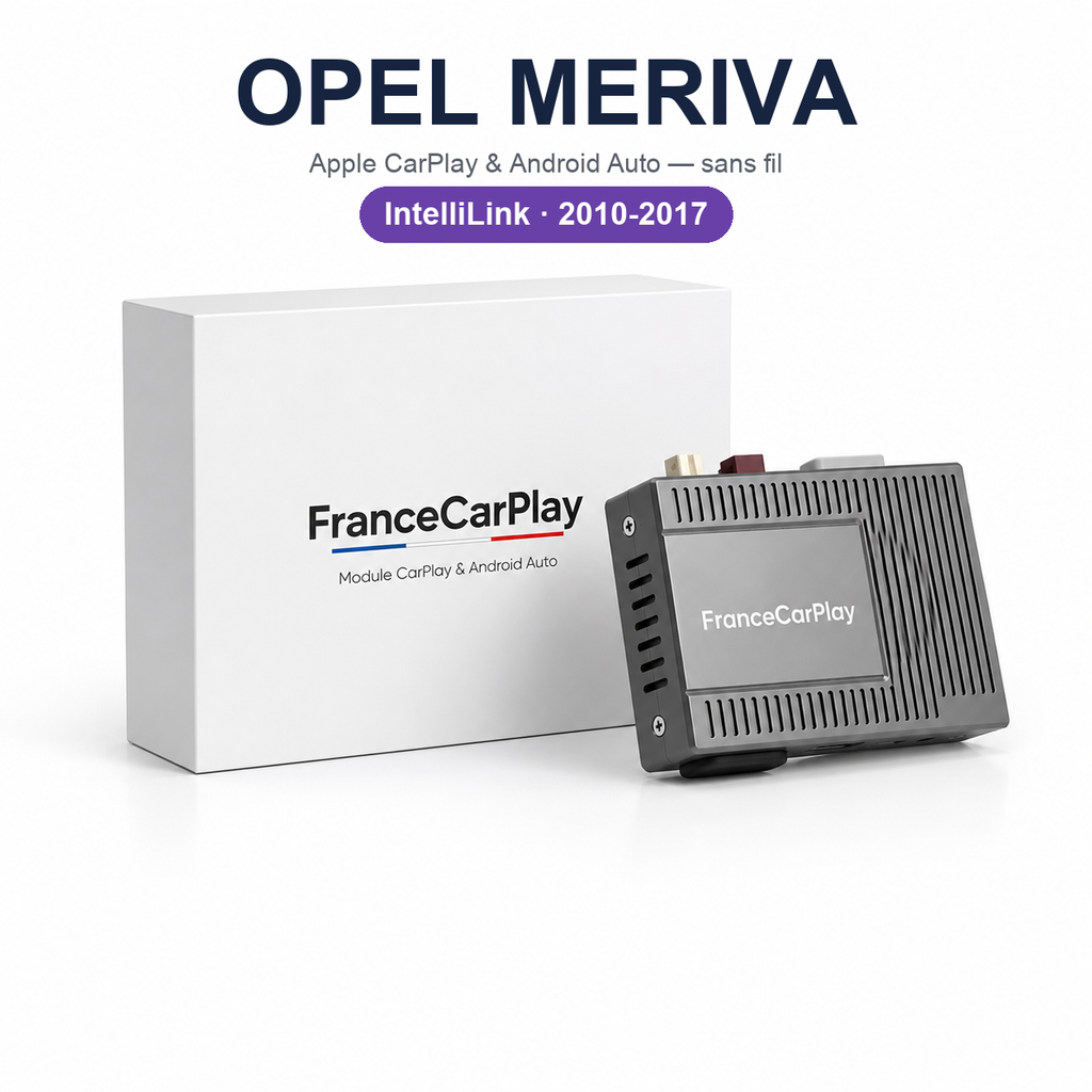 Boîtier CarPlay et Android Auto sans fil pour Opel Meriva INTELLILINK (2010-2017)