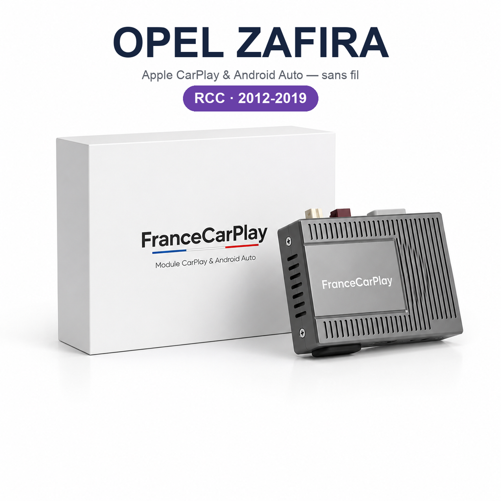 Boîtier CarPlay et Android Auto sans fil pour Opel Zafira RCC (2012-2019)