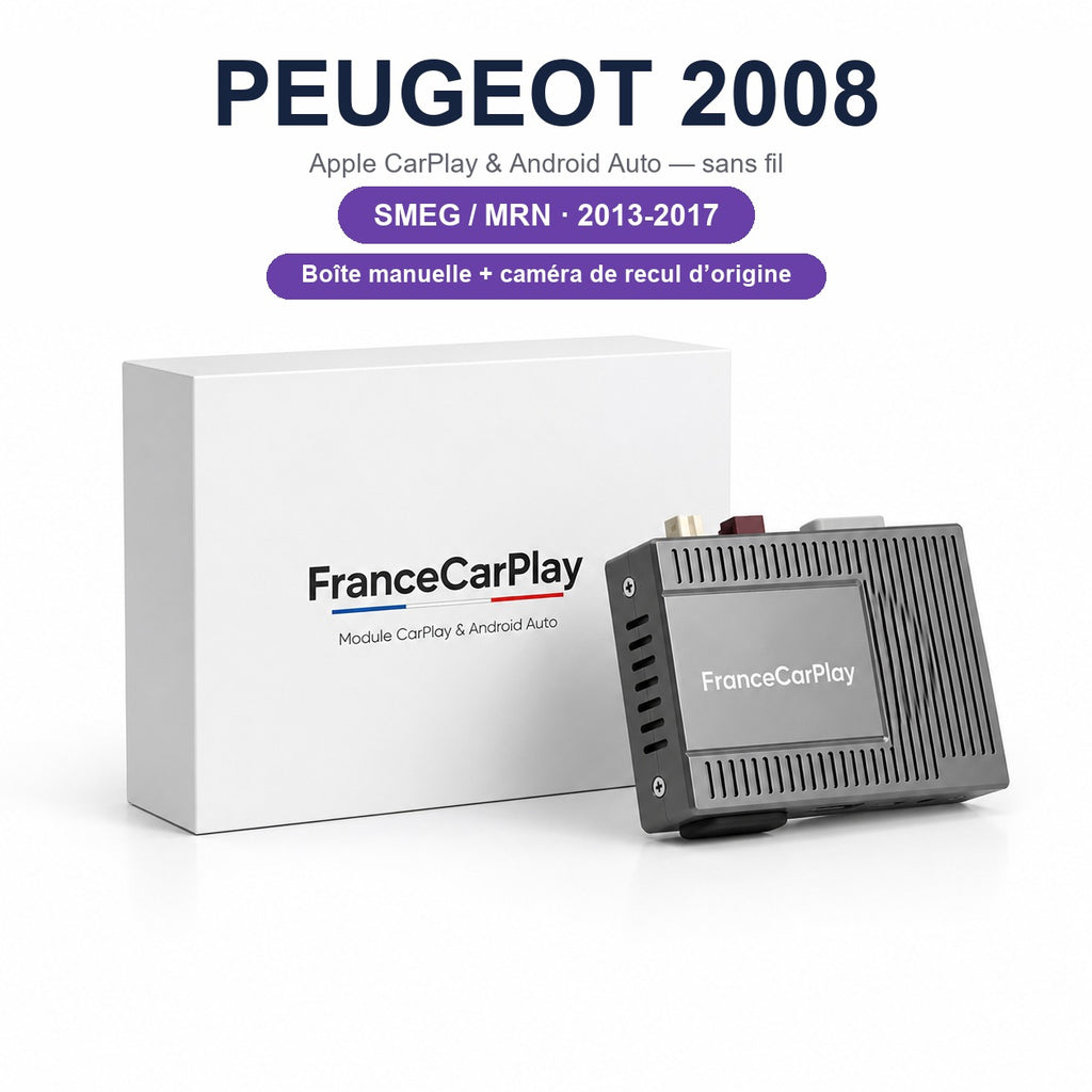 BOITIER PEUGEOT 2008 SMEG / MRN [2013-2017] – Boîte manuelle + caméra de recul d’origine