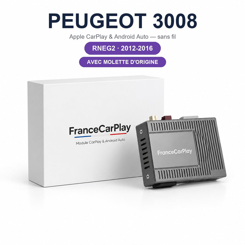 BOITIER PEUGEOT 3008 RNEG2 – AVEC MOLETTE D'ORIGINE [2012-2016]