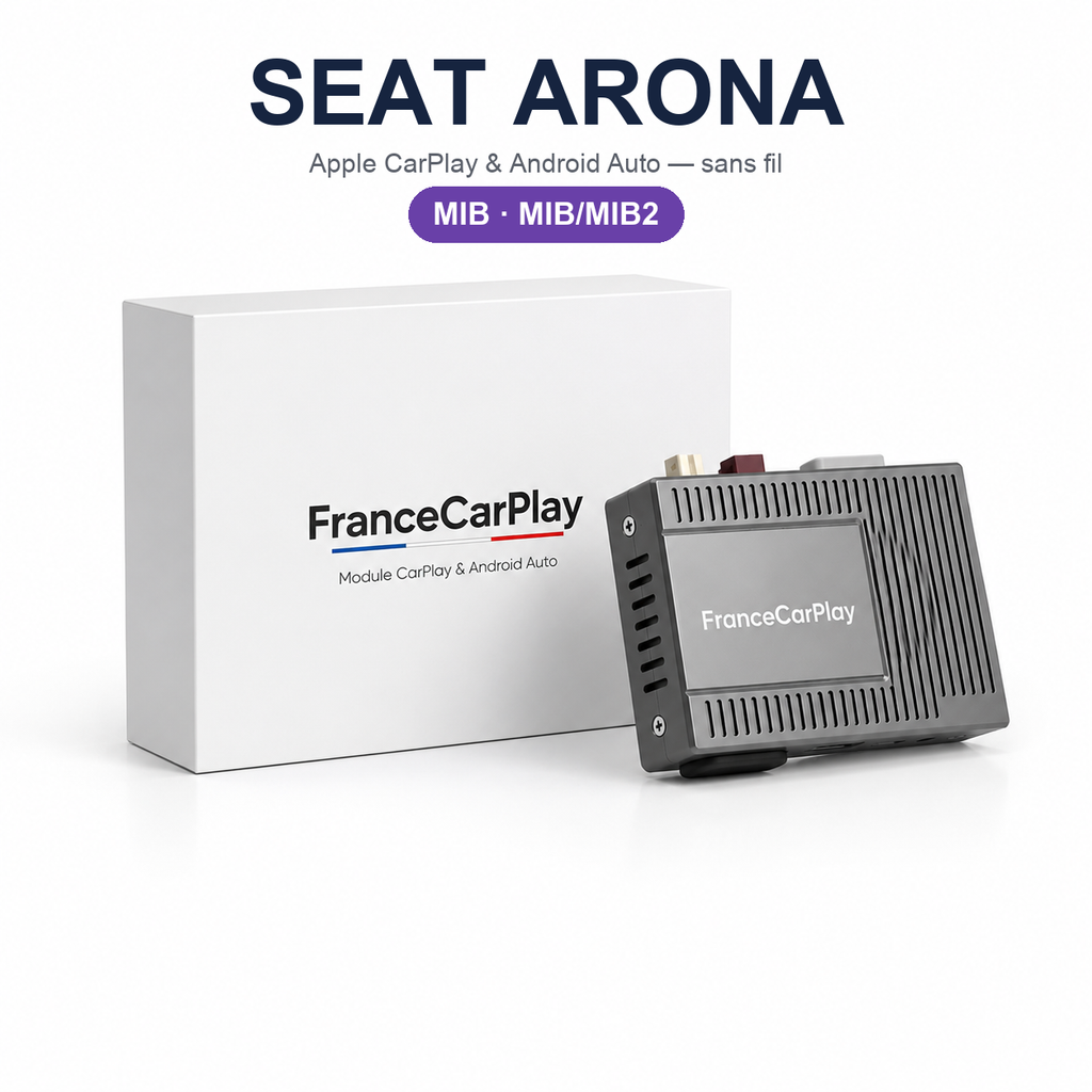 Boîtier CarPlay et Android Auto sans fil pour Seat Arona MIB (2013-2018)