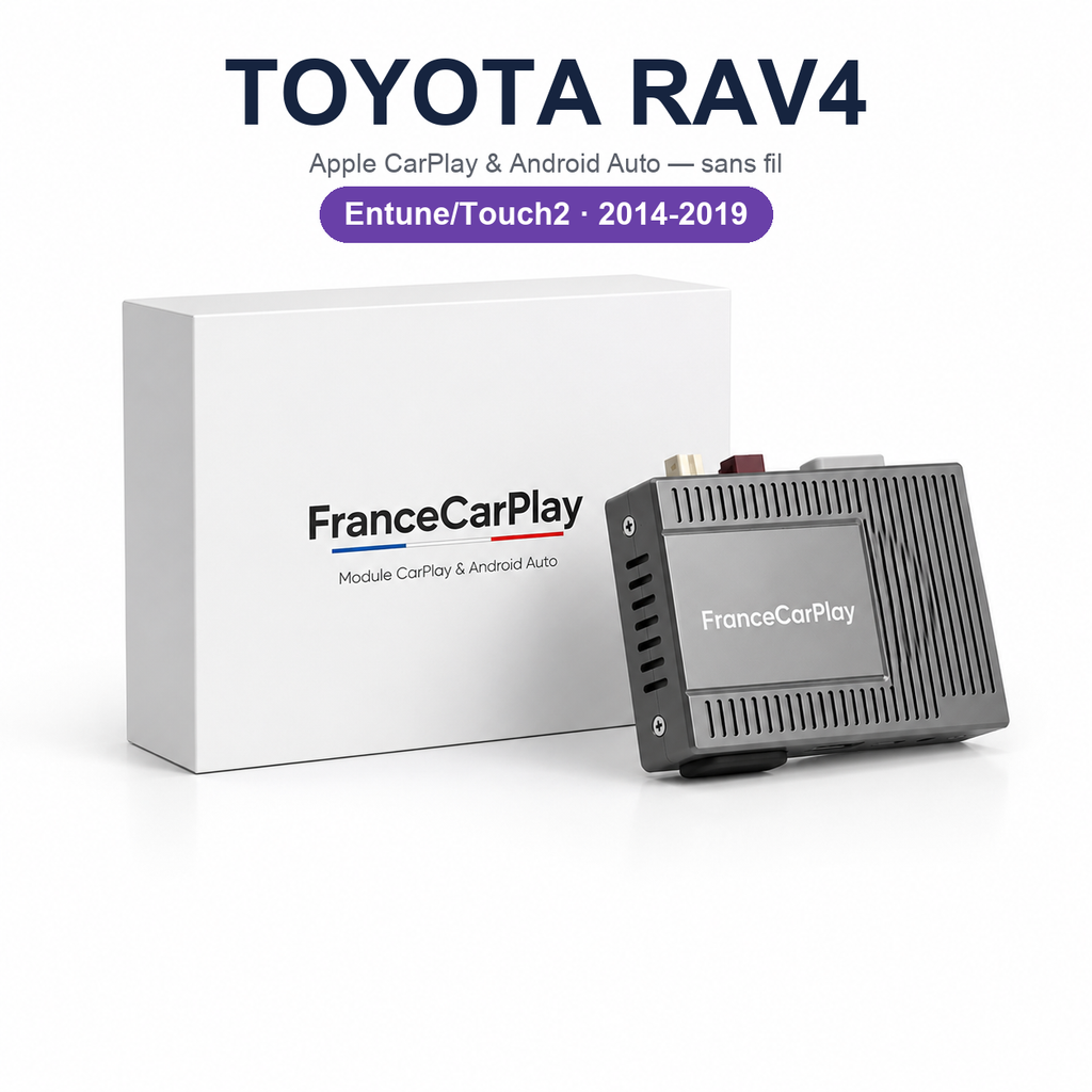 Boîtier CarPlay et Android Auto sans fil pour Toyota RAV4 (2014-2019)