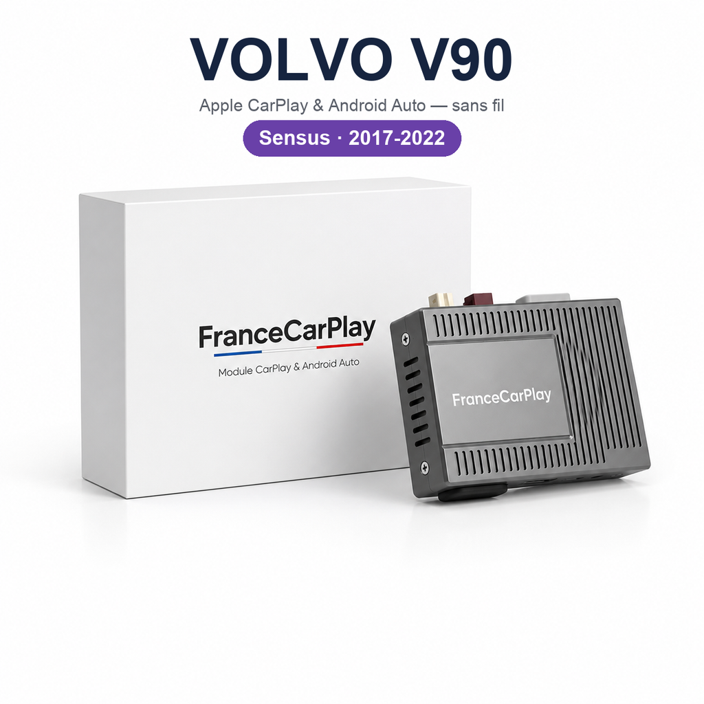 Boîtier CarPlay et Android Auto sans fil pour Volvo V90 (2017-2022)