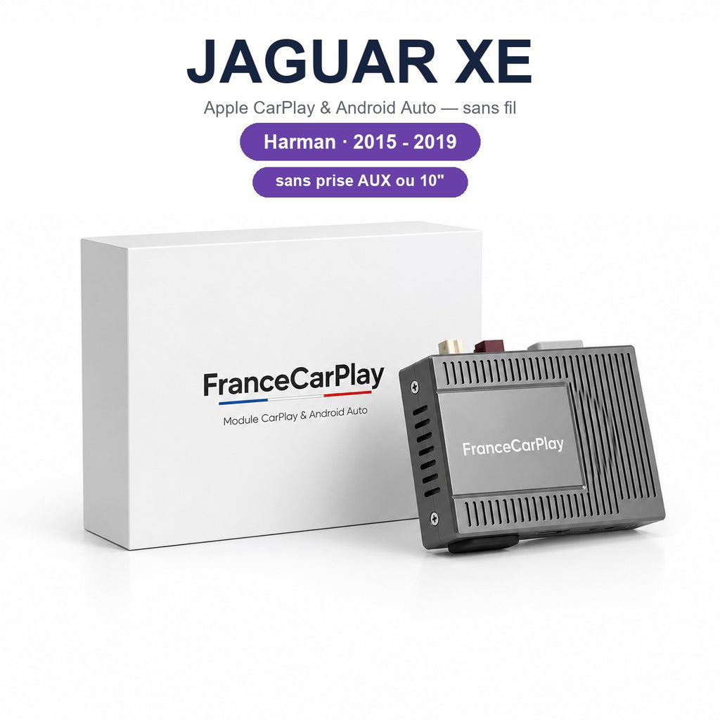 BOITIER JAGUAR XE HARMAN – SANS PRISE AUX OU 10" [2015-2019]