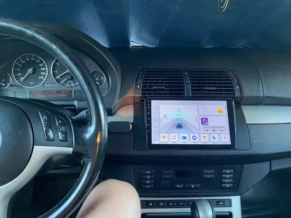 Autoradio CarPlay BMW Série 5 E39 / X5 E53 compatible caméra de recul