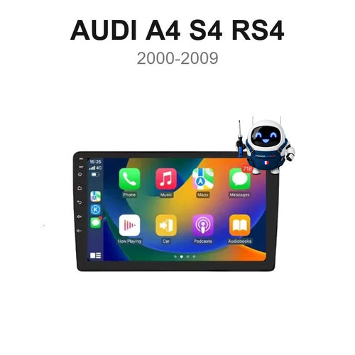 Écran CarPlay et Android Auto sans fil pour Audi A4 / S4 / RS4 (2000-2009)