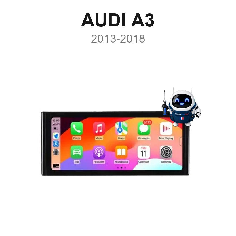 Écran CarPlay et Android Auto sans fil pour Audi A3 (2013-2018)