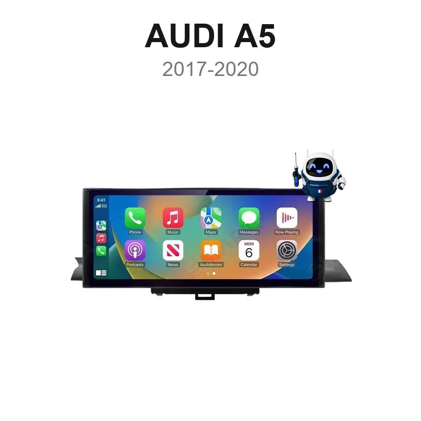 Écran CarPlay et Android Auto sans fil pour Audi A5 (2017-2020)