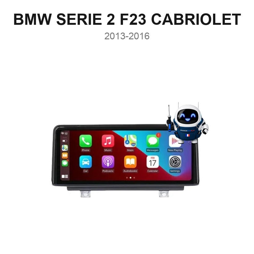 Écran CarPlay et Android Auto sans fil pour BMW Série 2 F23 Cabriolet (2013-2016)