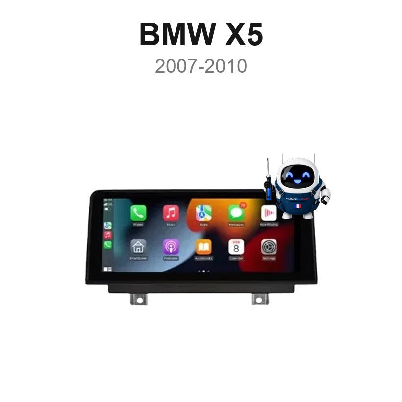 Écran CarPlay et Android Auto sans fil pour BMW X5 E70 CCC (2007-2010)