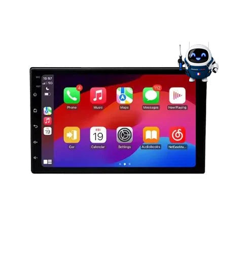 Autoradio CarPlay et Android Auto sans fil universel au format 2DIN