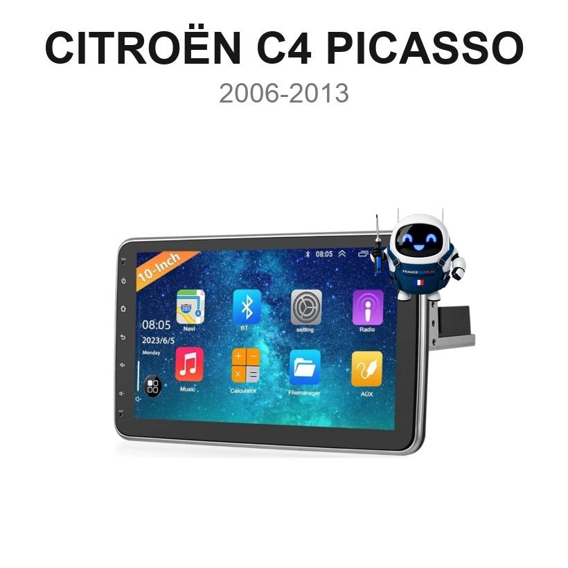Écran CarPlay et Android Auto sans fil pour Citroën C4 Picasso (2006-2013)