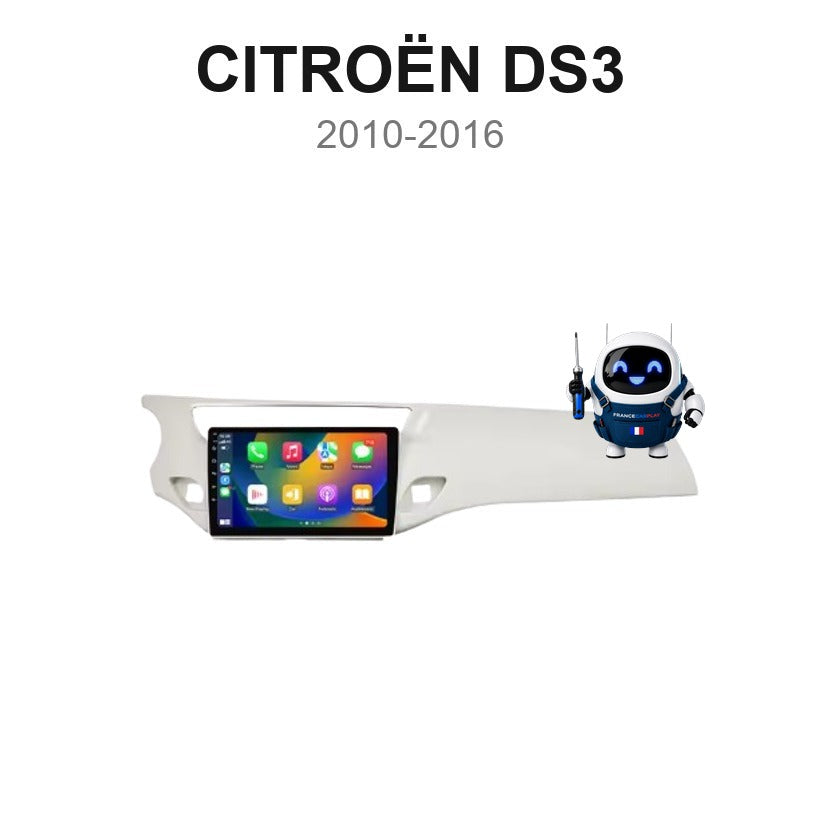 Écran CarPlay et Android Auto sans fil pour Citroën DS3 (2010-2016)