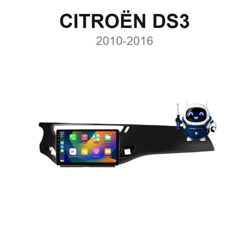 Écran CarPlay et Android Auto sans fil pour Citroën DS3 (2010-2016)