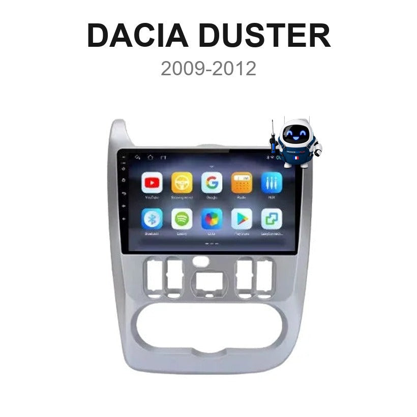 Écran CarPlay et Android Auto sans fil pour Dacia Duster (2009-2012)