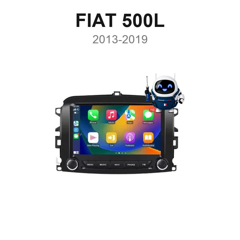 Écran CarPlay et Android Auto sans fil pour Fiat 500L (2013-2019)