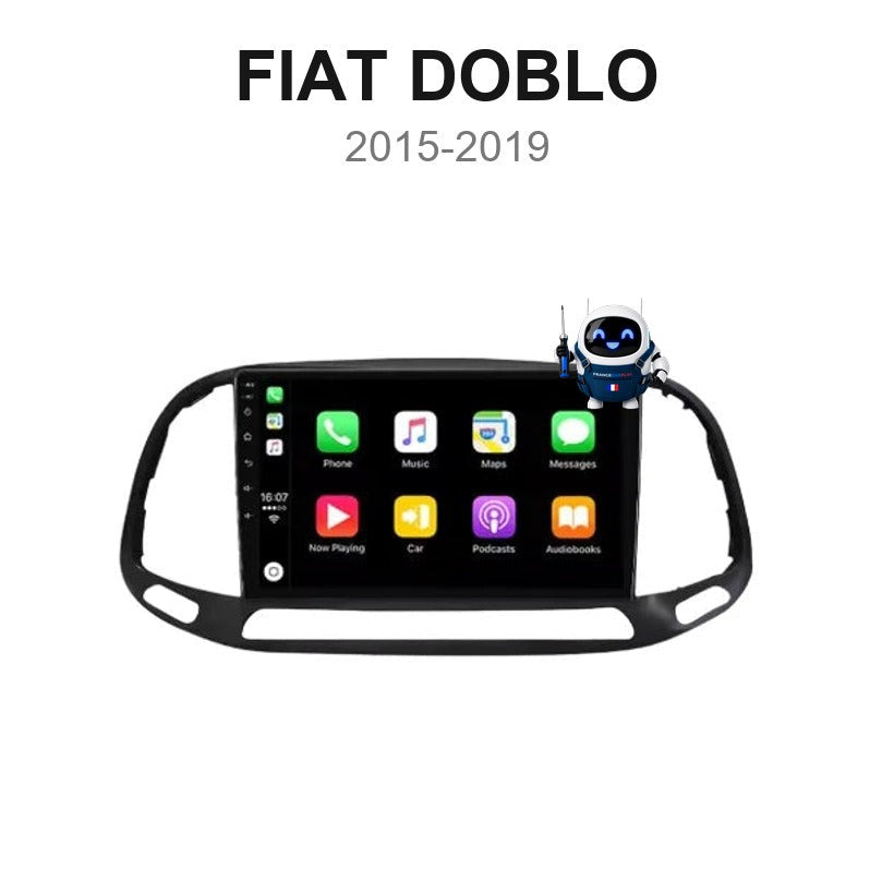Écran CarPlay et Android Auto sans fil pour Fiat Doblo (2015-2019)