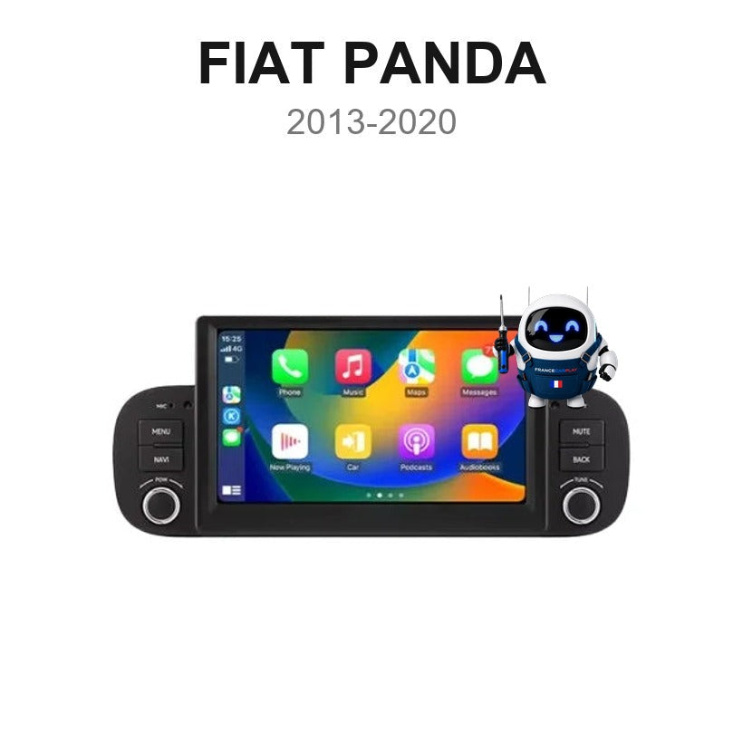 Écran CarPlay et Android Auto sans fil pour Fiat Panda (2013-2020)
