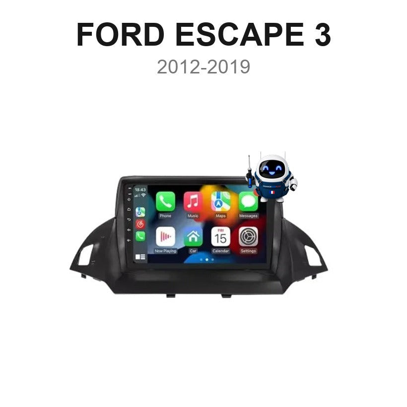 Écran CarPlay et Android Auto sans fil pour Ford Escape 3 (2012-2019)