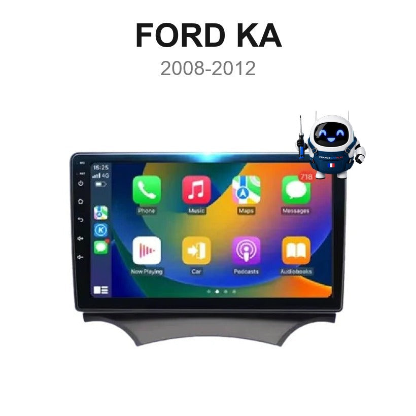 Écran CarPlay et Android Auto sans fil pour Ford Ka (2008-2012)