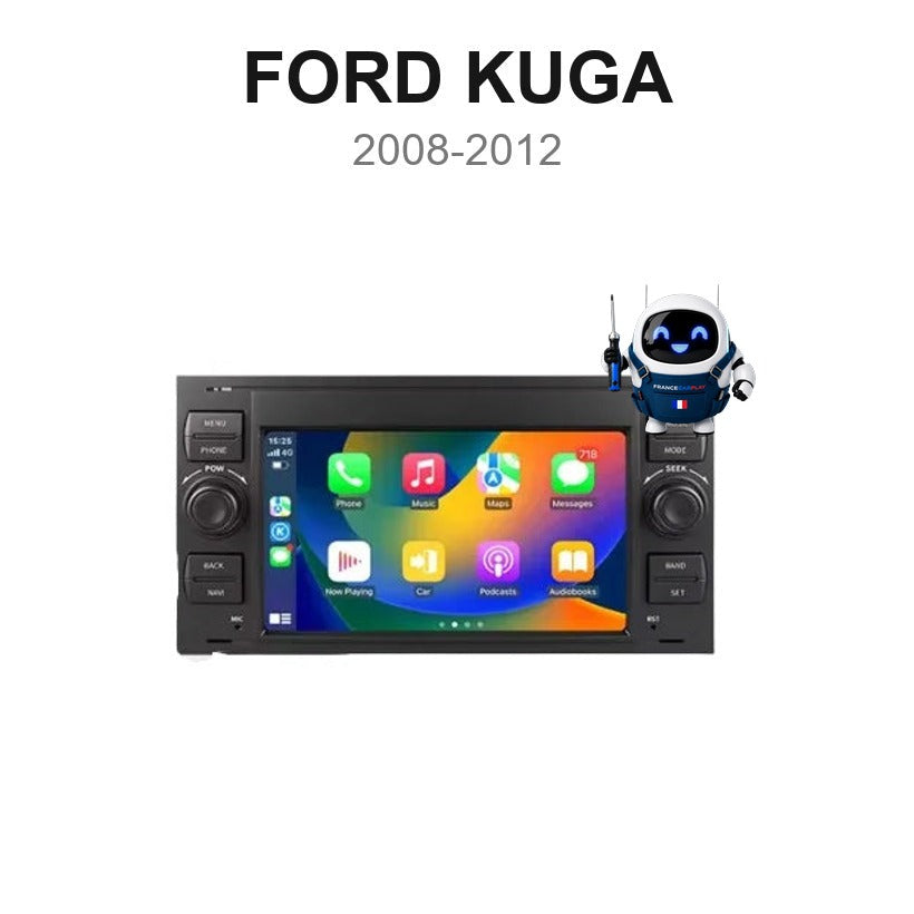 Écran CarPlay et Android Auto sans fil pour Ford Kuga (2008-2012)