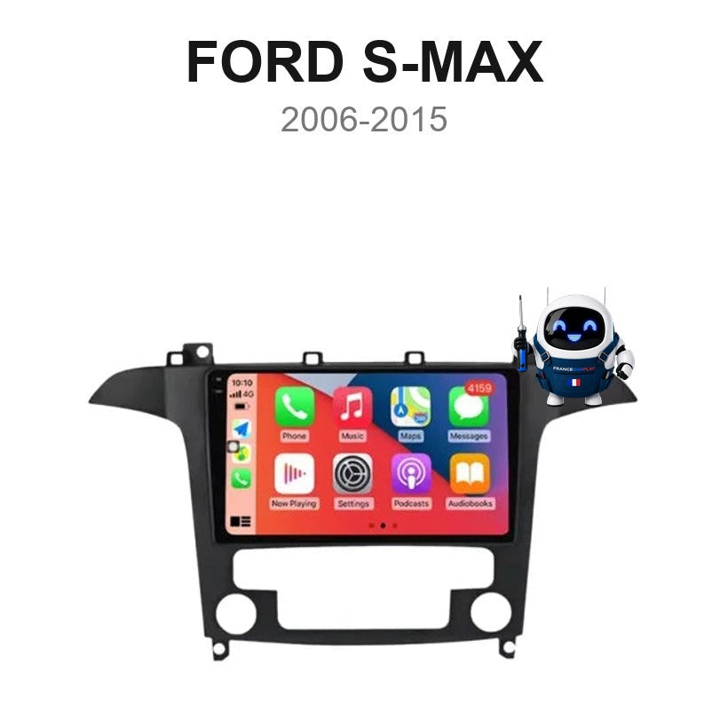 Écran CarPlay et Android Auto sans fil pour Ford S-Max (2006-2015)
