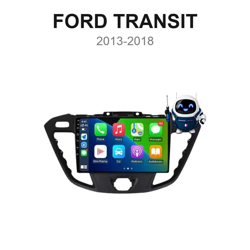 Écran CarPlay et Android Auto sans fil pour Ford Transit (2013-2018)
